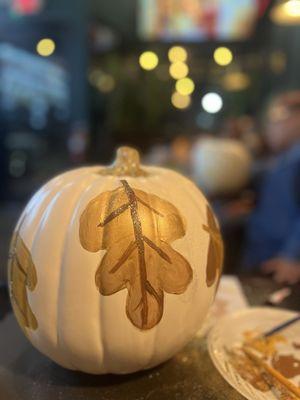 Cocktails and pumpkins night!