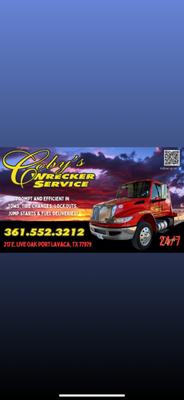 Coby’s Wrecker Service