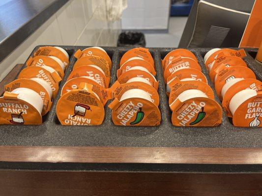 Dipping sauce 59 cents each