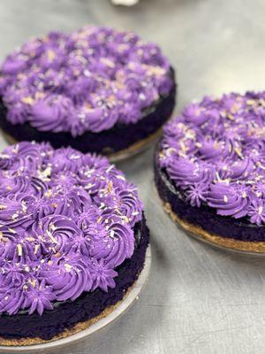 Ube Cheesecakes