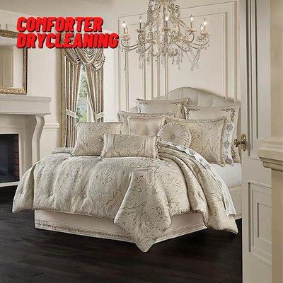 Comforter dry cleaning with fluff & fold