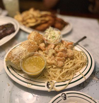 Shrimp scampi - not bad but I would order something else in the future.