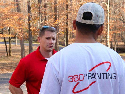 360 Painting crew members
