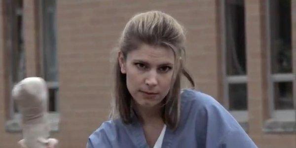 Carrie Walrond in 'The Root People,' as a caretaker for the disabled.