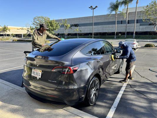 Car buffing and detailing