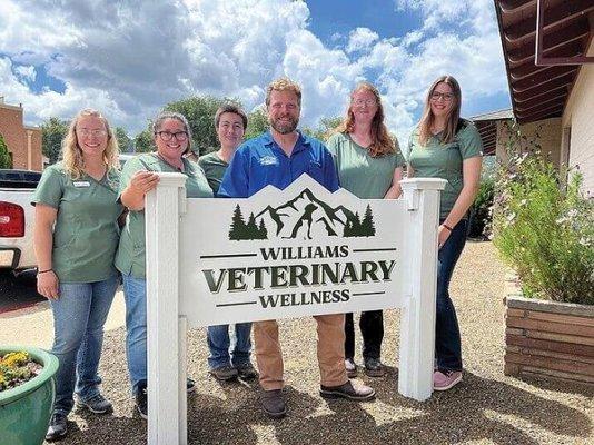 The start-up team at Williams Veterinary Wellness!