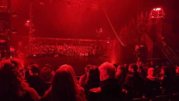 All seats are good as it's a circular stage