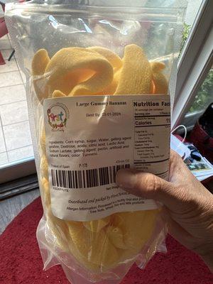 Large Gummy Bananas my favorite gummies ever