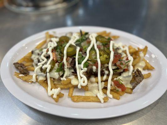 Crispy French fried we asada
