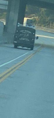 Driver going 85 mph .. I refuse to do business with companies that employ individuals who have no regard for public safety