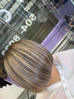 Hair cut and highlights