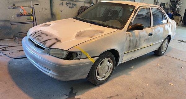 Before the paint job