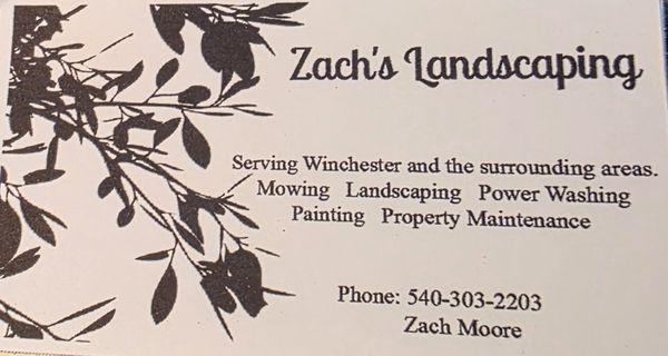 Zach's Landscaping