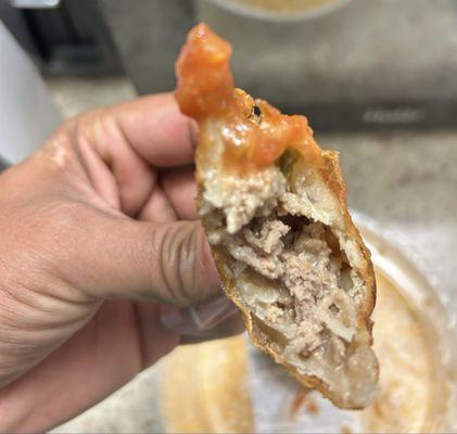 Philly Cheese Steak Empanada