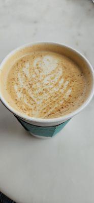 Pumpkin season! Their cheesecake latte is bomb