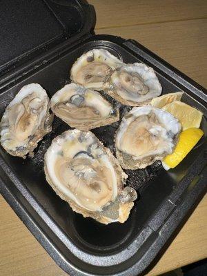Oysters on a half shell @dangit.all