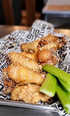 Parmesan and garlic wings