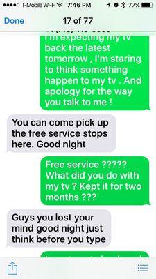 Disrespected by these jerks!