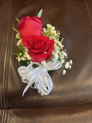 Red Rose Corsage