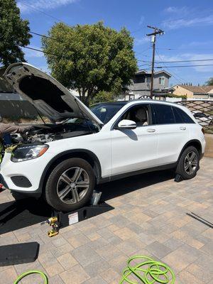 Mercedes GLC 300 Oil Change (on call/mobile)