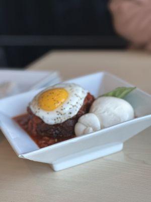 Meatball Gigante with Burrata