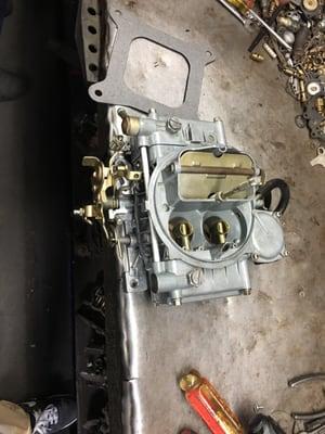 Rebuilt kit just put into the carburetor