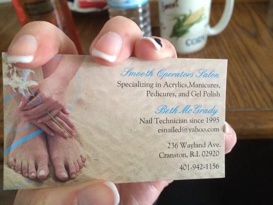 Call and ask for Beth! She was so great. New clients get a special discount too!