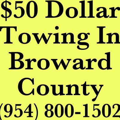 $50 Dollar Towing Service