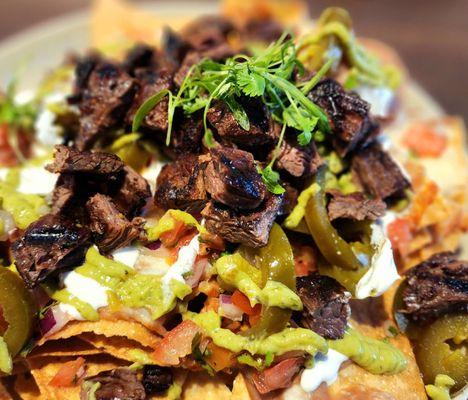 Asada Nachos. Taco Tuesday for $15.00. SOOOO GOOOOD!