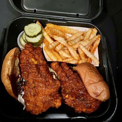 Dave's #2 2 Sliders w/ Fries