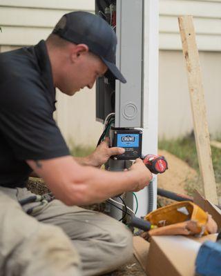 Installation of Whole Home Surge Protector with Lifetime Warranty