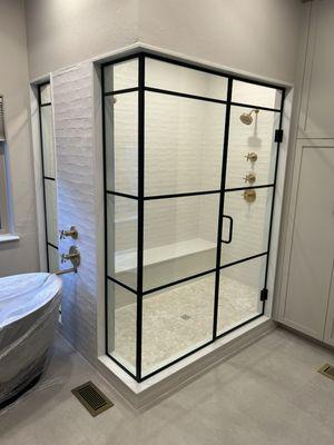 "Dream line" shower enclosure... add a unique design to your bathroom!
