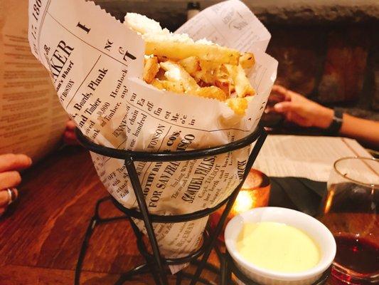 Fries! Free with check in. Look at that feta cheese!