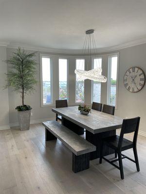 Myrtle tree with natural trunk in Newport Beach