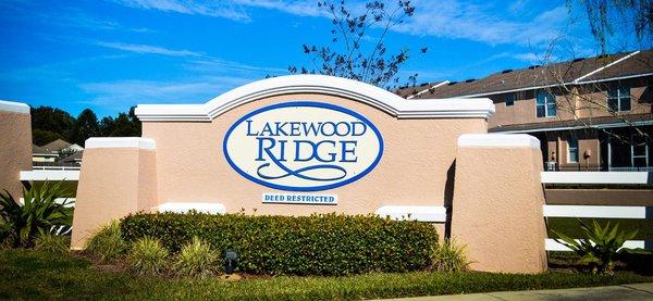Lakewood Ridge Townhomes in Brandon, Florida, A Deed Restricted Community