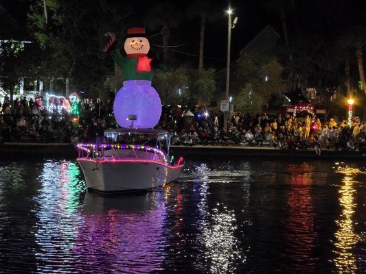 Bring lawn chairs! Plenty of room to sit around the Bayou.