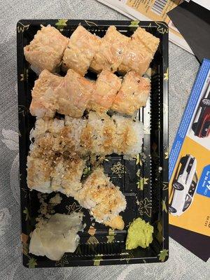 Las Vegas Roll; Shrimp Tempura Roll