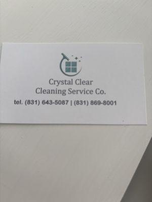 Crystal Clear Cleaning Services