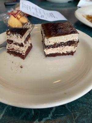 Desert cakes (they have many different kinds, this and the strawberry are my favorite)