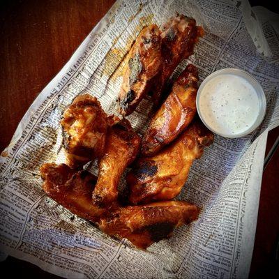 Charbuff Wings with Ranch