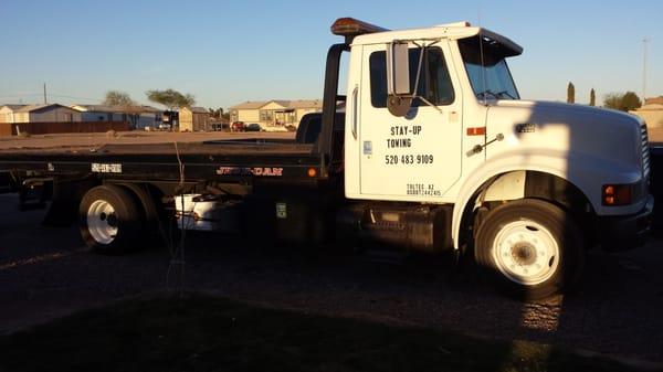 Stay up towing