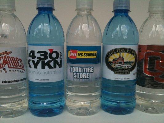 Samples of private labels.