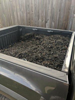 $16 for organic black mulch