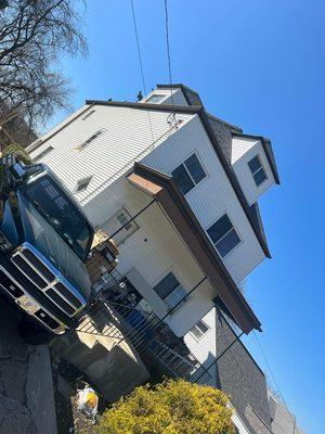 Residential Exterior painting (before)