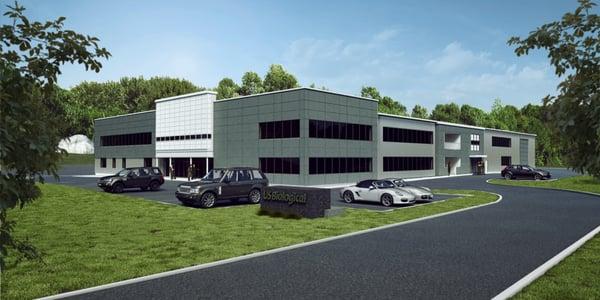 3D rendering of the building currently in construction