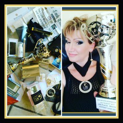 Radmila. Runner up of the international Lash competition.