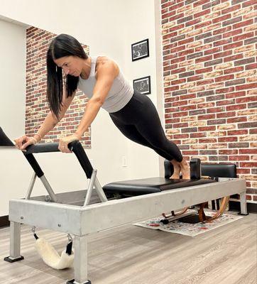 Long stretch on the reformer