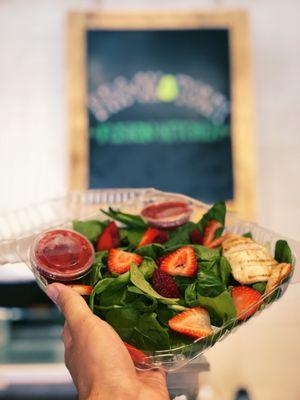 The salads are really fresh and they have a lot of options