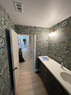 Wallpaper installation