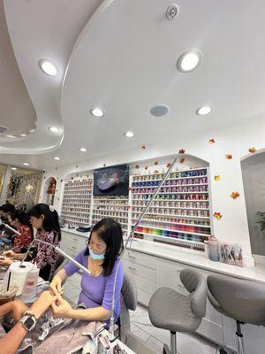 Nail color selection